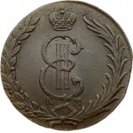 Russia 10 Kopecks 1776 КМ Siberia. Catherine II (1762-1796). Obverse: Crowned monogram within wreath. Reverse...