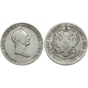 Russia For Poland 5 Zlotych 1829 FH. Nicholas I (1826-1855). Obverse: Laureate head right. Obverse Legend...