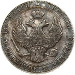 Russia For Poland 3/4 Roubles - 5 Zlotych 1840 MW. Nicholas I (1826-1855). Obverse...
