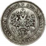 Russia For Finland 2 Markkaa 1874 S Alexander II (1854-1881). Obverse...