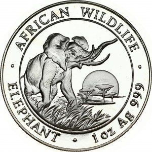 Somalia 100 Shillings Elephant 2010 Obverse Lettering: SOMALI REPUBLIC 2010 100 SHILLINGS. Reverse...
