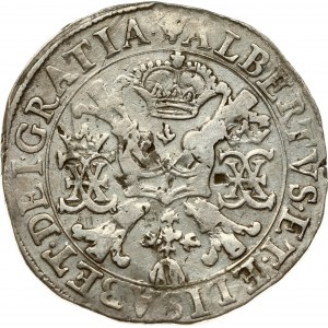 Spanish Netherlands BRABANT 1 Patagon (1612-21) Antwerp. Albert & Isabella (1612-1621). Obverse: St. Andrew's cross...