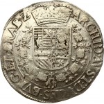 Spanish Netherlands BRABANT 1 Patagon (1612-21) Antwerp. Albert & Isabella (1612-1621). Obverse: St. Andrew's cross...