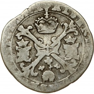 Spanish Netherlands FLANDERS 1/4 Patagon (1616-1620). Albert & Isabella (1612-1621). Obverse: St. Andrew's cross...