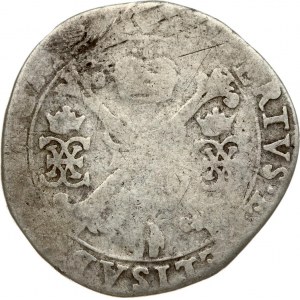 Spanish Netherlands Brabant 1/4 Patagon 1617 Antwerp. Albert & Isabella. (1612-1621) Obverse: St. Andrew...