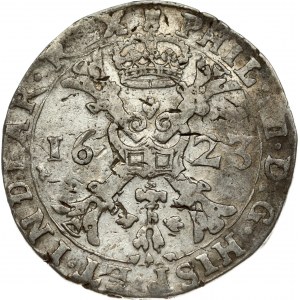 Spanish Netherlands TOURNAI 1 Patagon 1623 Philip IV(1621-1665). Obverse: Date divided by St. Andrew's cross...