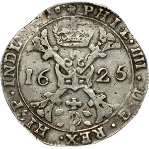 Spanish Netherlands BURGUNDY 1 Patagon 1625 Philip IV(1621-1665). Obverse: St. Andrew...