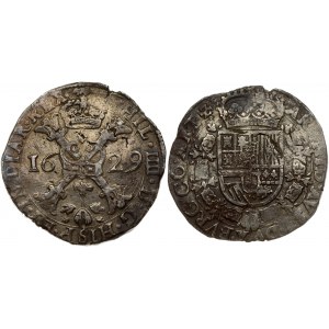 Spanish Netherlands ARTOIS 1 Patagon 1629 Philip IV(1621-1665). Obverse: St. Andrew's cross; crown above; fleece below...