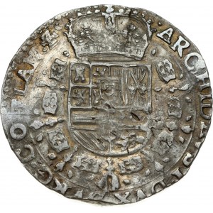 Spanish Netherlands FLANDERS 1 Patagon 1632 Philip IV(1621-1665). Obverse: St. Andrew's cross; crown above...