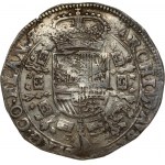 Spanish Netherlands FLANDERS 1/2 Patagon 1649 Philip IV(1621-1665). Obverse: St. Andrew's cross; crown above...