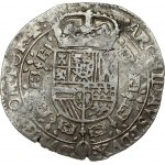 Spanish Netherlands TOURNAI 1 Patagon 1650 Philip IV(1621-1665). Obverse: Date divided by St. Andrew's cross...
