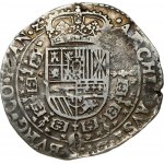 Spanish Netherlands FLANDERS 1 Patagon 1652 Philip IV(1621-1665). Obverse: St. Andrew's cross; crown above...