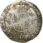 Spanish Netherlands FLANDERS 1 Patagon 1665 Philip IV(1621-1665). Obverse: St. Andrew's cross; crown above...