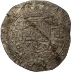 Spanish Netherlands FLANDERS 1 Patagon 1672 Charles II(1665-1700). Obverse: St. Andrew's cross; crown above...