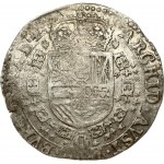 Spanish Netherlands BRABANT 1 Patagon 1694 Antwerp. Charles II (1665-1700). Obverse...