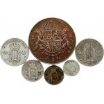 Sweden 10 - 50 Öre & 50 Kronor (1857-1976) Obverse: Monogram within crowned shield; flanked by 3 crowns. Reverse: Value...