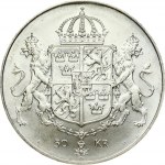 Sweden 50 Kronor 1976 Wedding of King Carl XVI Gustaf and Queen Silvia. Charles XVI Gustaf (1973-). Obverse...