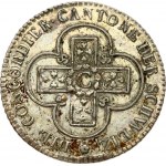 Switzerland BERN 2-1/2 Batzen 1826 Obverse: Bear in crowned round shield within sprigs. Obverse Legend: CANTON BERN...