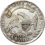 USA 50 Cents 1833 Philadelphia 'Capped Bust Half Dollar'. Obverse: An American Bald Eagle...