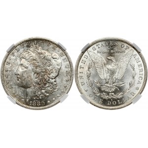 USA 1 Dollar 1880 S 'Morgan Dollar' San Francisco. Oberse: Liberty head; facing left. Lettering...