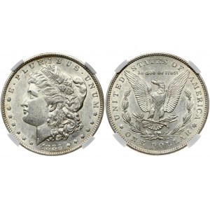 USA 1 Dollar 1883 'Morgan Dollar' Philadelphia. Obverse: Liberty head; facing left. Lettering: E·PLURIBUS·UNUM LIBERTY...