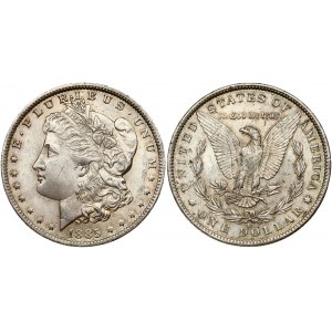 USA 1 Dollar 1885 O 'Morgan Dollar' New Orleans. Obverse: Liberty head; facing left. Lettering: E·PLURIBUS·UNUM LIBERTY...