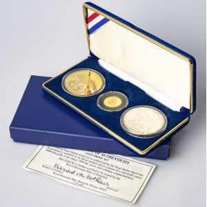 USA Medal 1991 GOLD PEARL HARBOR 50TH ANNIVERSARY PROOF SET. Hawaii mint. Gold. Silver. Bronze. - 3 Medal...