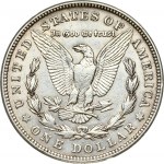 USA 1 Dollar 1921D 'Morgan Dollar' Denver. Obverse legend: E. PLURIBUS. UNUM // (DATE). Obverse description...