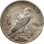 USA 1 Dollar 1923 S 'Peace Dollar' San Francisco. Obverse: Capped head of Liberty left; headband with rays. Lettering...