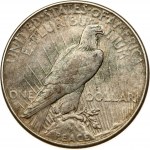 USA 1 Dollar 1923 S 'Peace Dollar' San Francisco. Obverse: Capped head of Liberty left; headband with rays. Lettering...