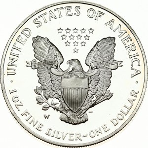 USA 1 Dollar 2003 'American Silver Eagle' Bullion Coin. Obverse: Walking Liberty. Lettering...