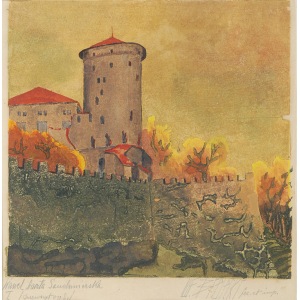 Władysław BIELECKI (1896-1943), Wawel - baszta Sandomierska