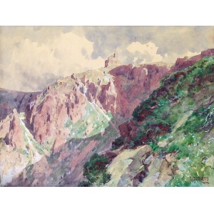 Edward Harrison COMPTON (1881-1960), Pejzaż górski