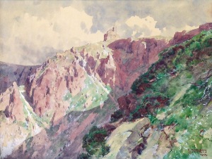 Edward Harrison COMPTON (1881-1960), Pejzaż górski