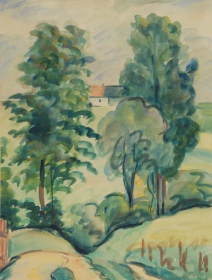 Jan HRYNKOWSKI (1891-1971), Pejzaż, 1937