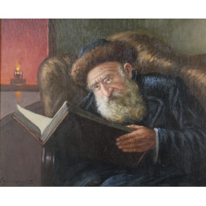 Konstanty SZEWCZENKO (1910-1991), Stary Żyd z księgą