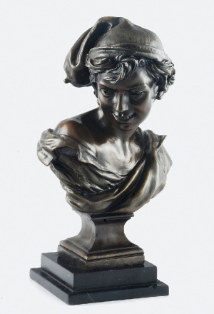 Jean-Baptiste CARPEAUX (1827-1875), Popiersie młodego rybaka („Uśmiechnięty Neapolitańczyk”)