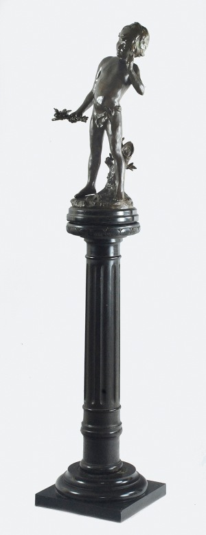 Auguste MOREAU (1834-1917), Chłopiec z ptaszkami