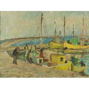 Alojzy BALCERZAK (ur. 1930), Port we Władysławowie, 1954