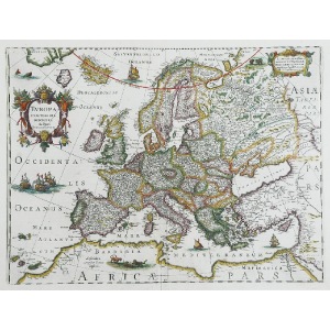 Hendrik HONDIUS II (kartograf - ok. 1597-po 1644), Mapa Europy