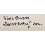 Viola Głowacka (ur. 1985), Peacock tattoo, 2014