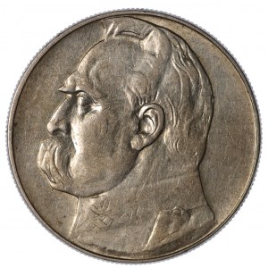 Piłsudski, 10 złotych 1938 - rzadszy rocznik