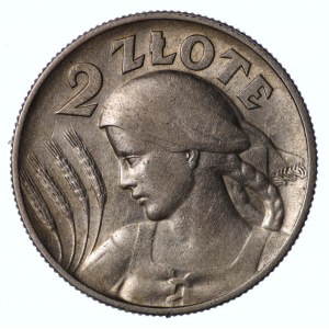 Kobieta i kłosy, 2 złote 1925