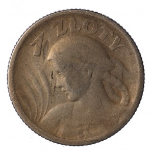 Kobieta i kłosy, 1 złoty 1924