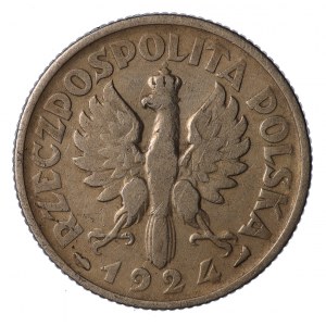 Kobieta i kłosy, 1 złoty 1924