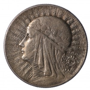 Głowa kobiety, 5 złotych 1933