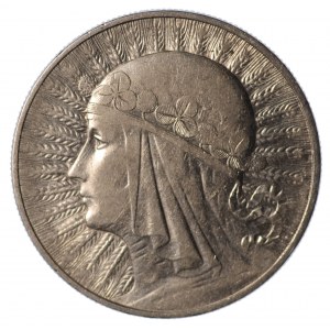 Głowa kobiety, 10 złotych 1933