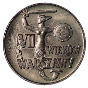 10 złotych 1965 VII WIEKÓW WARSZAWY - Próba