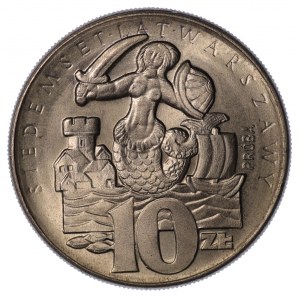 10 złotych 1965, Siedemset Lat Warszawy PRÓBA