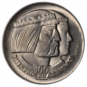 100 złotych 1966 Mieszko i Dąbrówka PRÓBA
